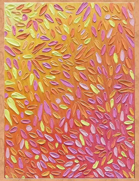 Textured Art: Love Me, Love Me Not